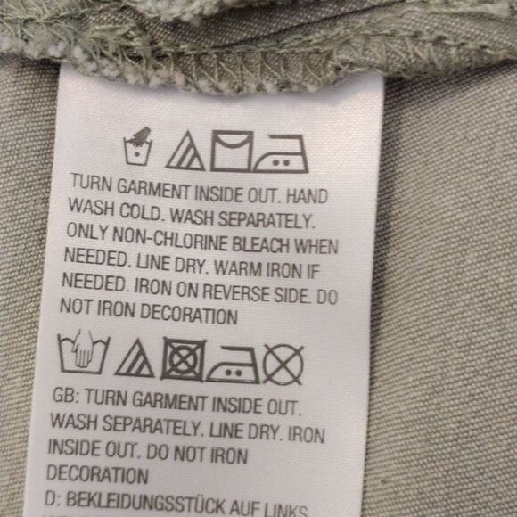 Quacker Factory Sage Embellished Button-Up Top - Picture 10 of 12